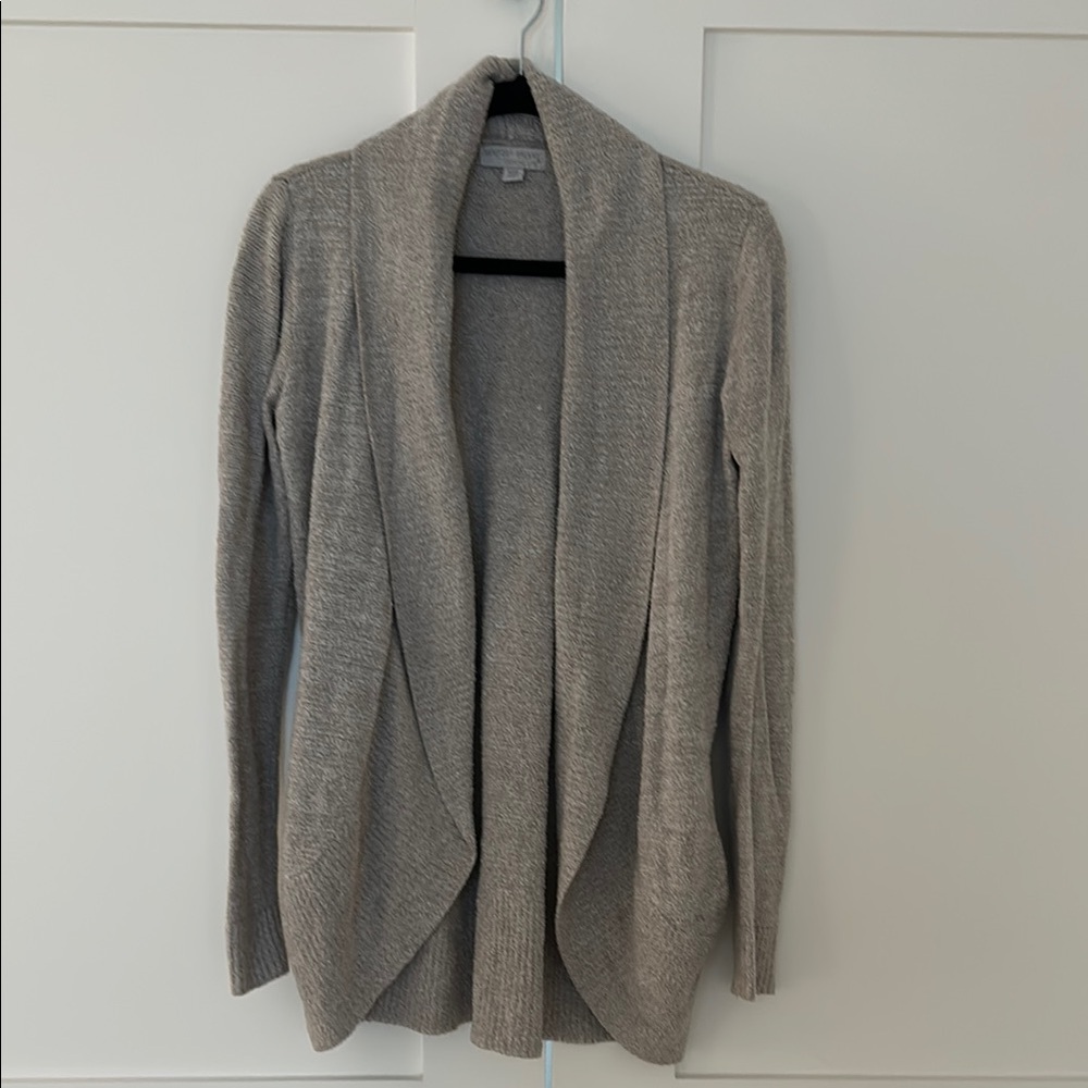 Barefoot dreams sweater in grey